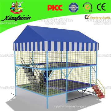 Superb Designed Factory Price Crane Sports Trampoline with Pyramid